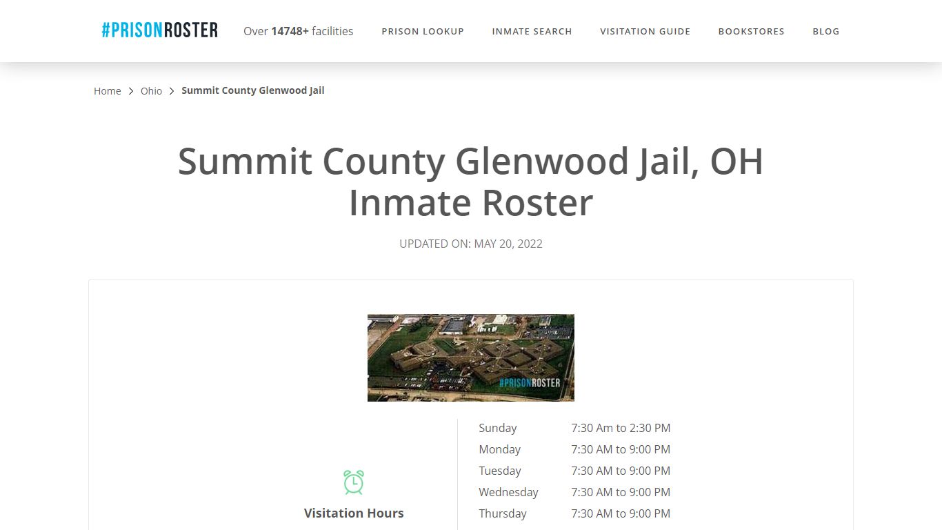 Summit County Glenwood Jail, OH Inmate Roster